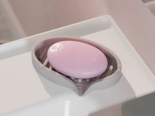 Ellipsis - Self draining soap dish