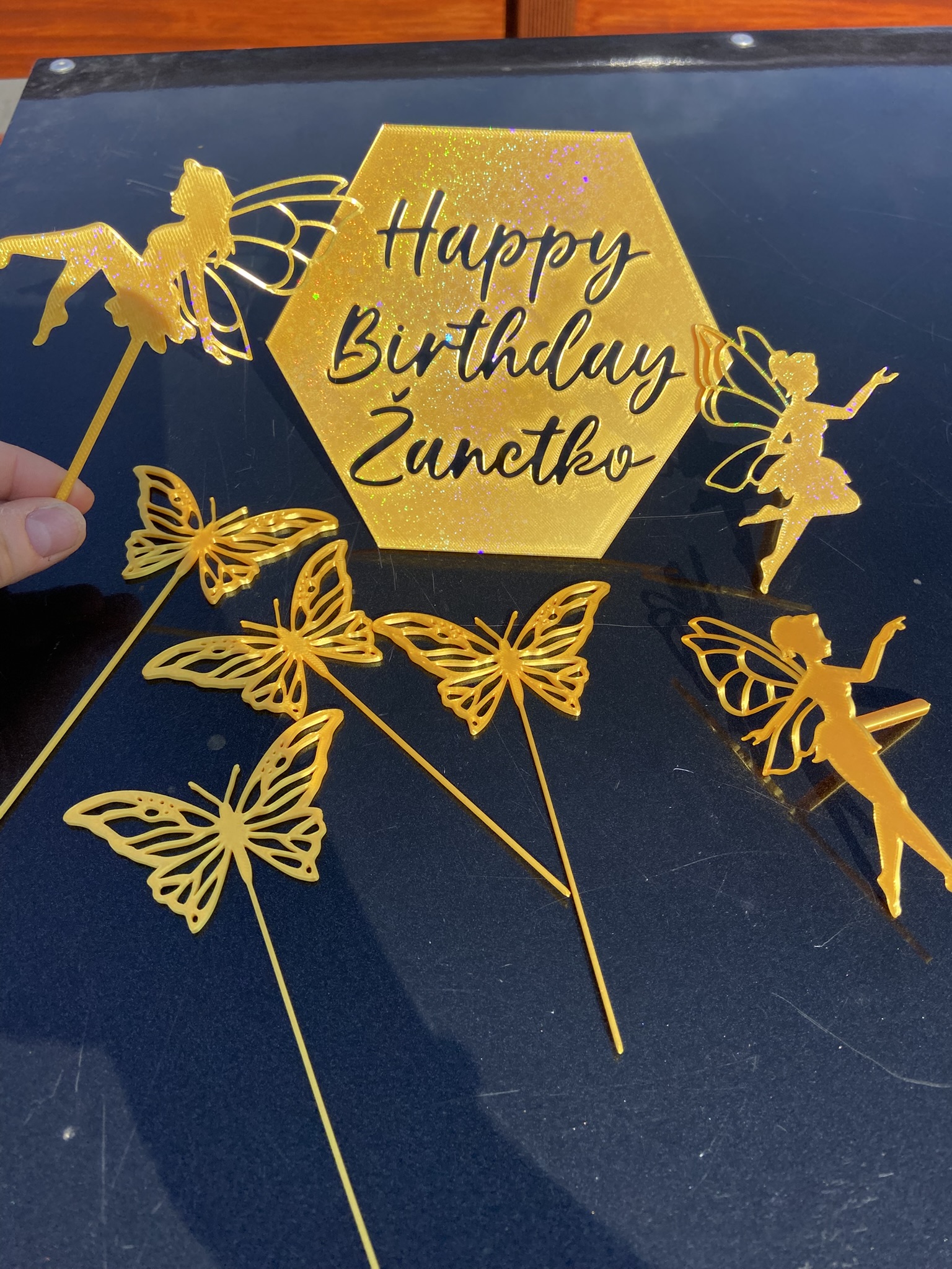 butterfly cake topper
