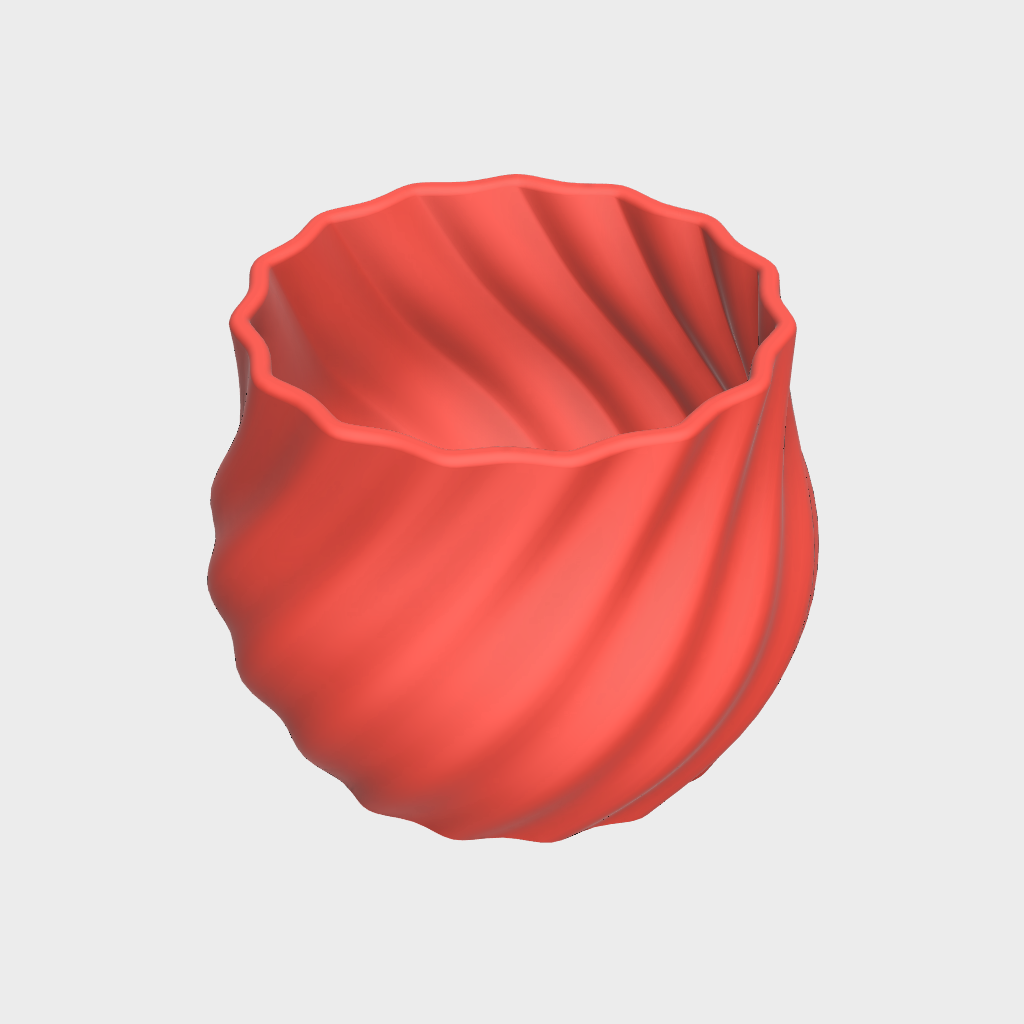 Plant Pot V4 W/Fillets