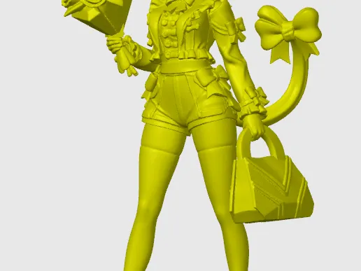 Anime cat-girl figurine 27