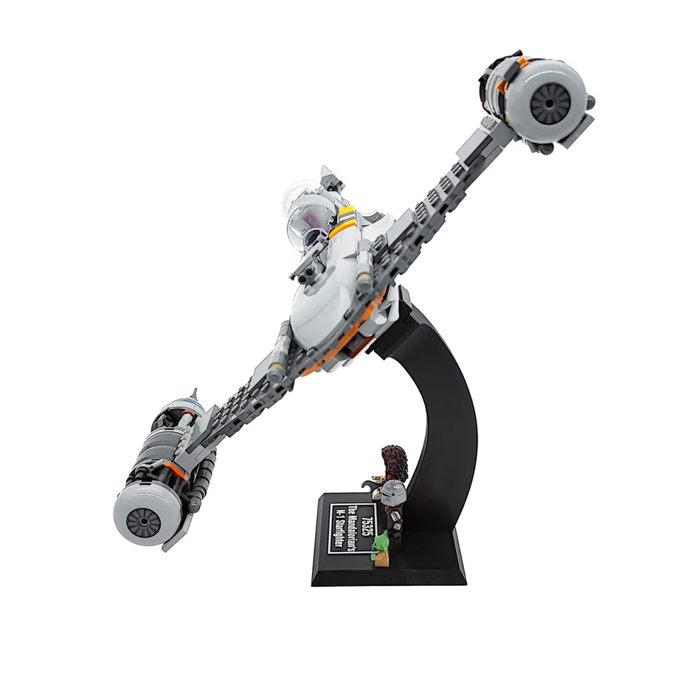 Display Stand for LEGO Star War 75325 Mandalorian N-1 Starfighter