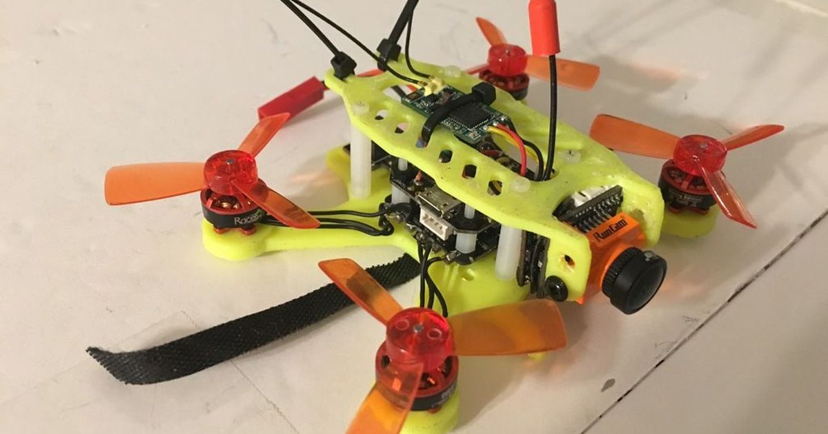 90mm Micro Quadcopter Frame by Anton Download free STL model