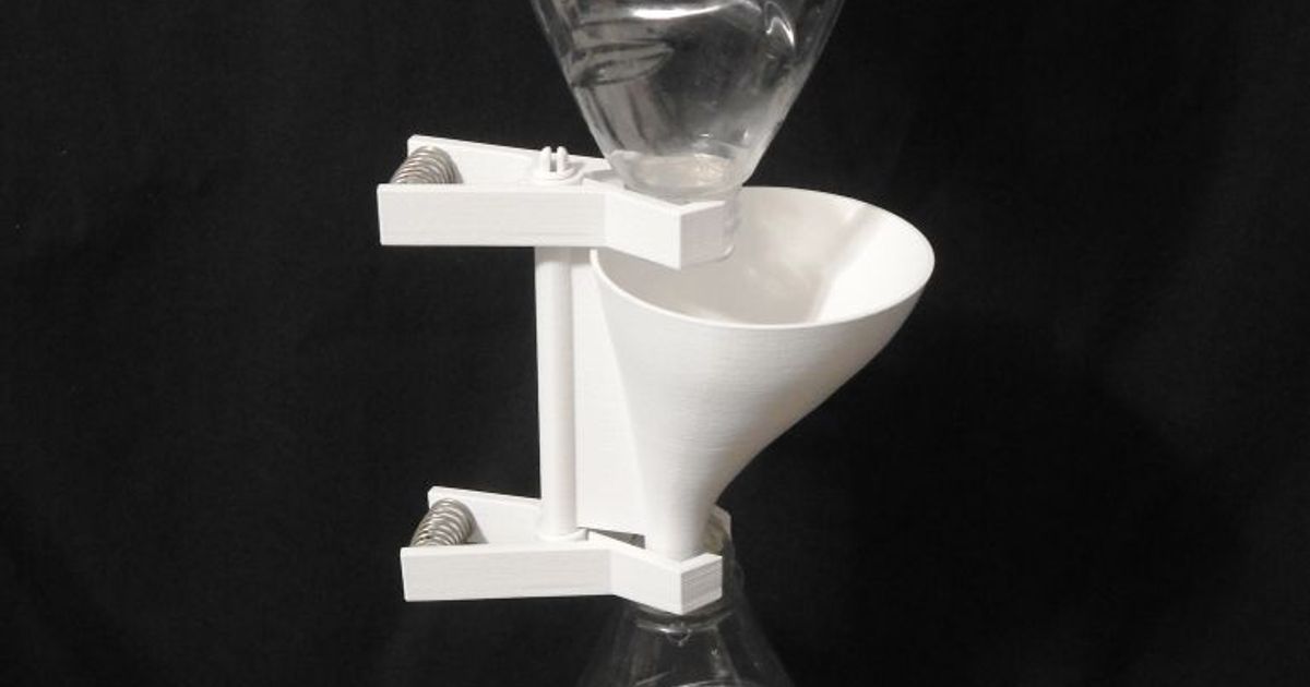BottletoBottle Funnel by SteveS42 Download free STL model