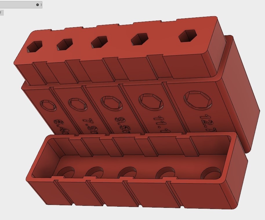 Nut Driver Storage for DeWalt Nut Drivers by Anton Download free STL model