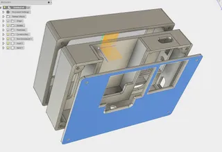 5" FPV Monitor RX DVR housing