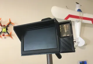 FPV Monitor & DVR Enclosure + Mount for tripod