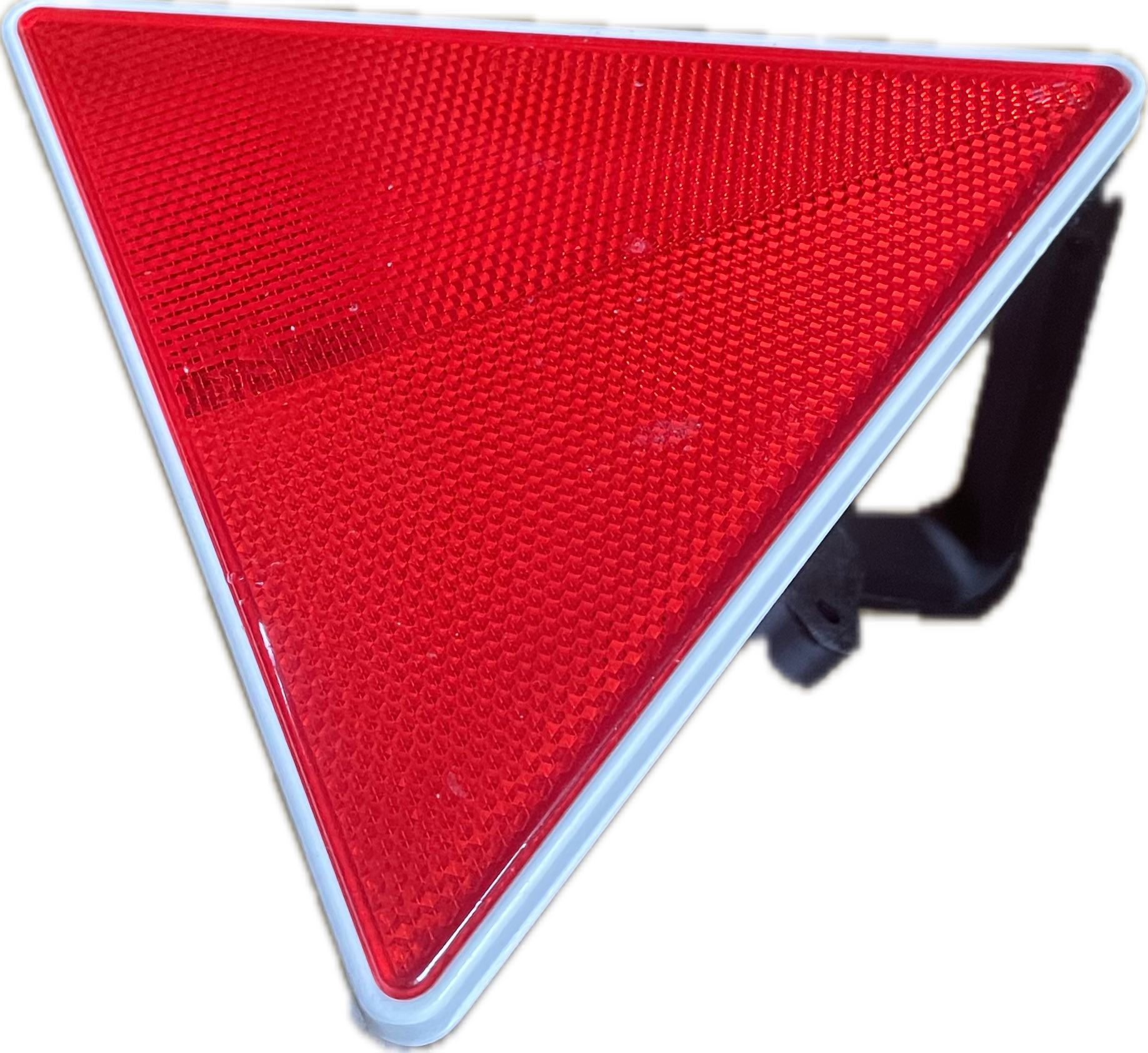 Car warning reflector mount for trailer fender
