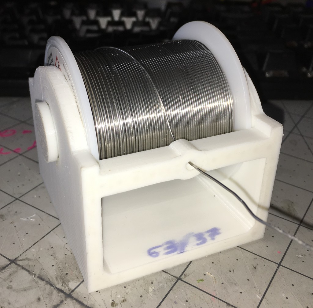 Solder Spool Holder 56mm wide by Anton Download free STL model