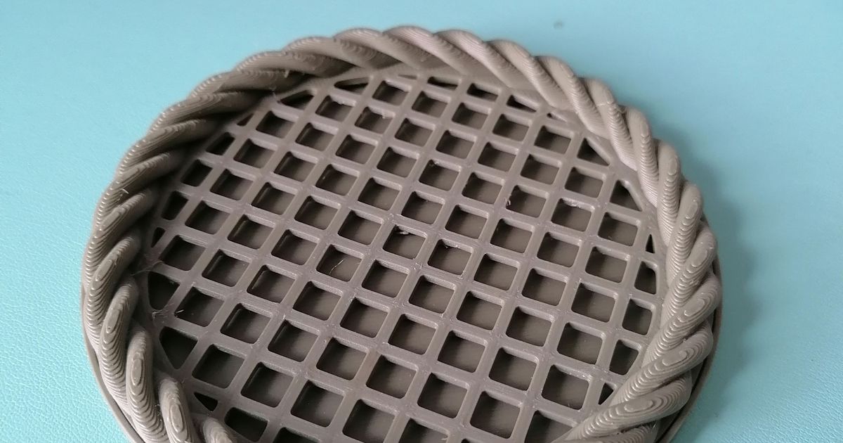 G&T (or any iced drink) Coaster by StoneyLloyd Download free STL