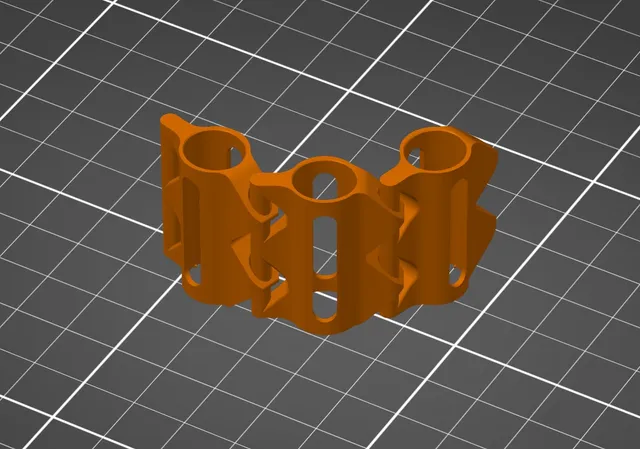 Test of Nils Kal´s Articulated Battery 3 Chain - printed in place - AAA