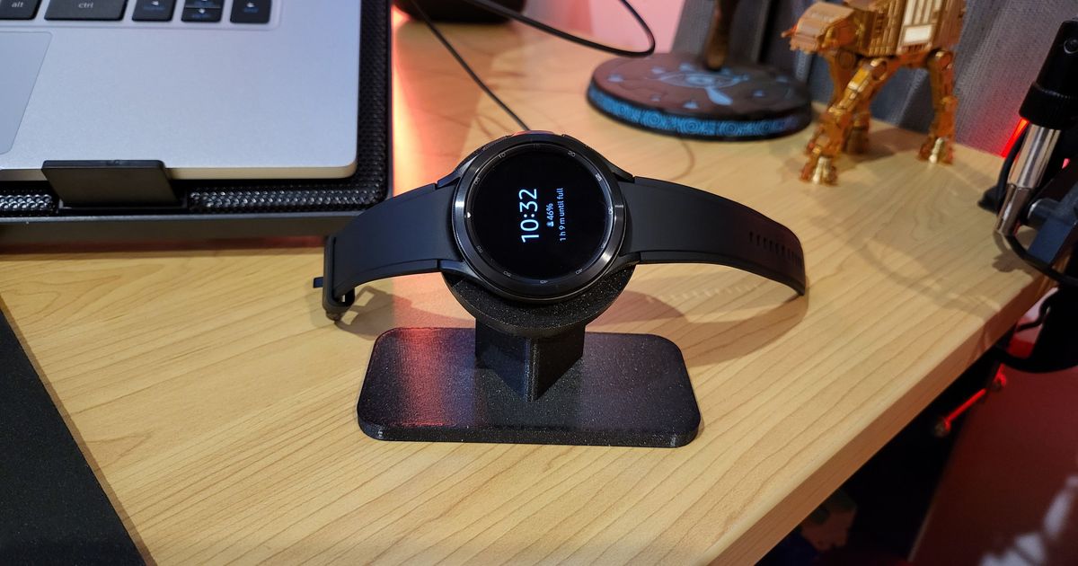 Samsung Galaxy Watch 4 46mm Charging Dock by Alex Schladetsch