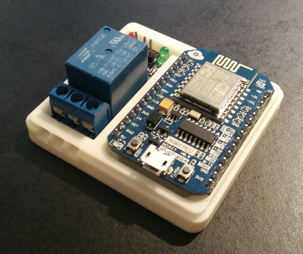 NodeMCU Relay Case by gammy Download free STL model