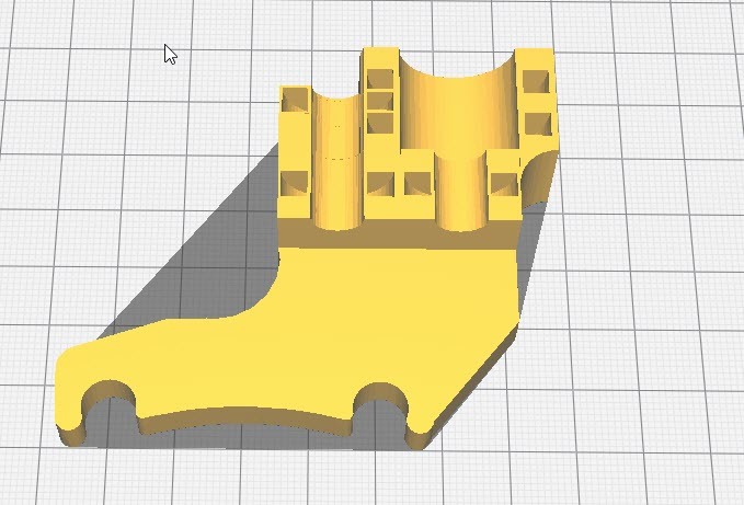 Ender 5 / Ender 5 Plus Print hotend Cable Strain Relief Support