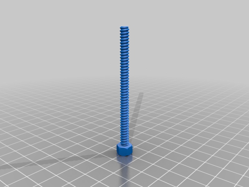 Nuts & Bolts 65mm & 25mm - Ø 5mm - 0.8mm & 1.5mm Thread Step by Taki7o7 ...