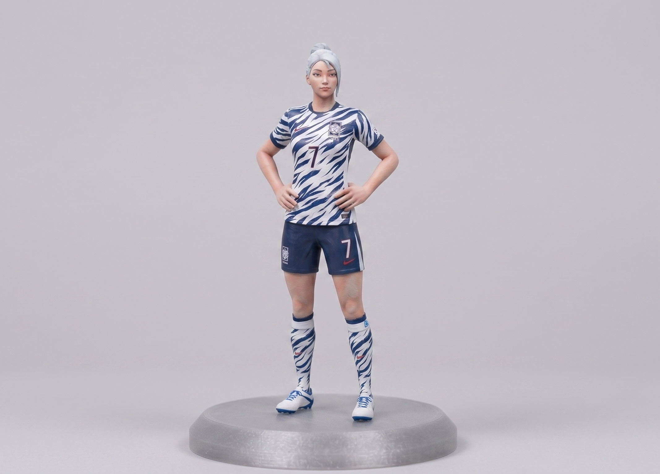 Jett Valorant 3D Print - South Korea World Cup 2026