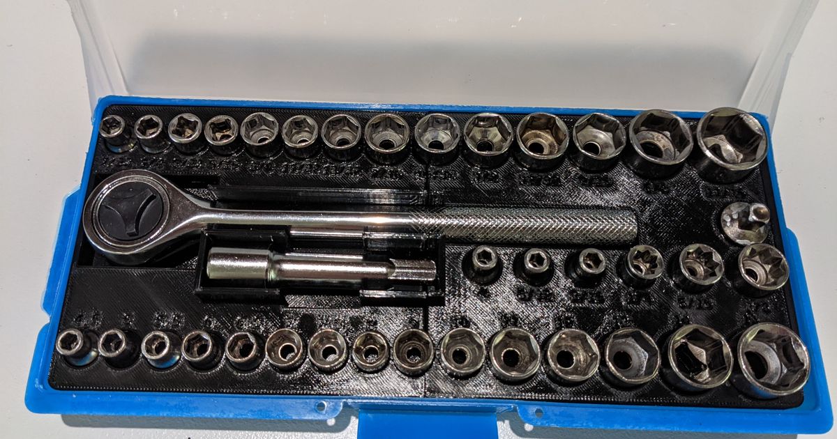 Pittsburg 3/8 in 40 Pc socket set insert by Patrick Connelly | Download ...