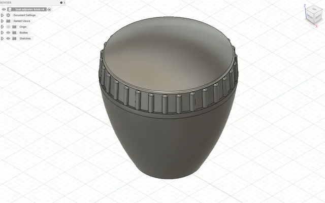 VW Seat Adjuster Knob