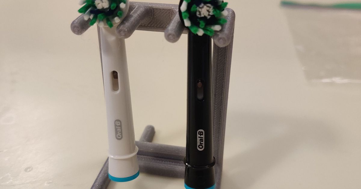 Electric Toothbrush Head Stand/Holder by Heskel Balas Download free