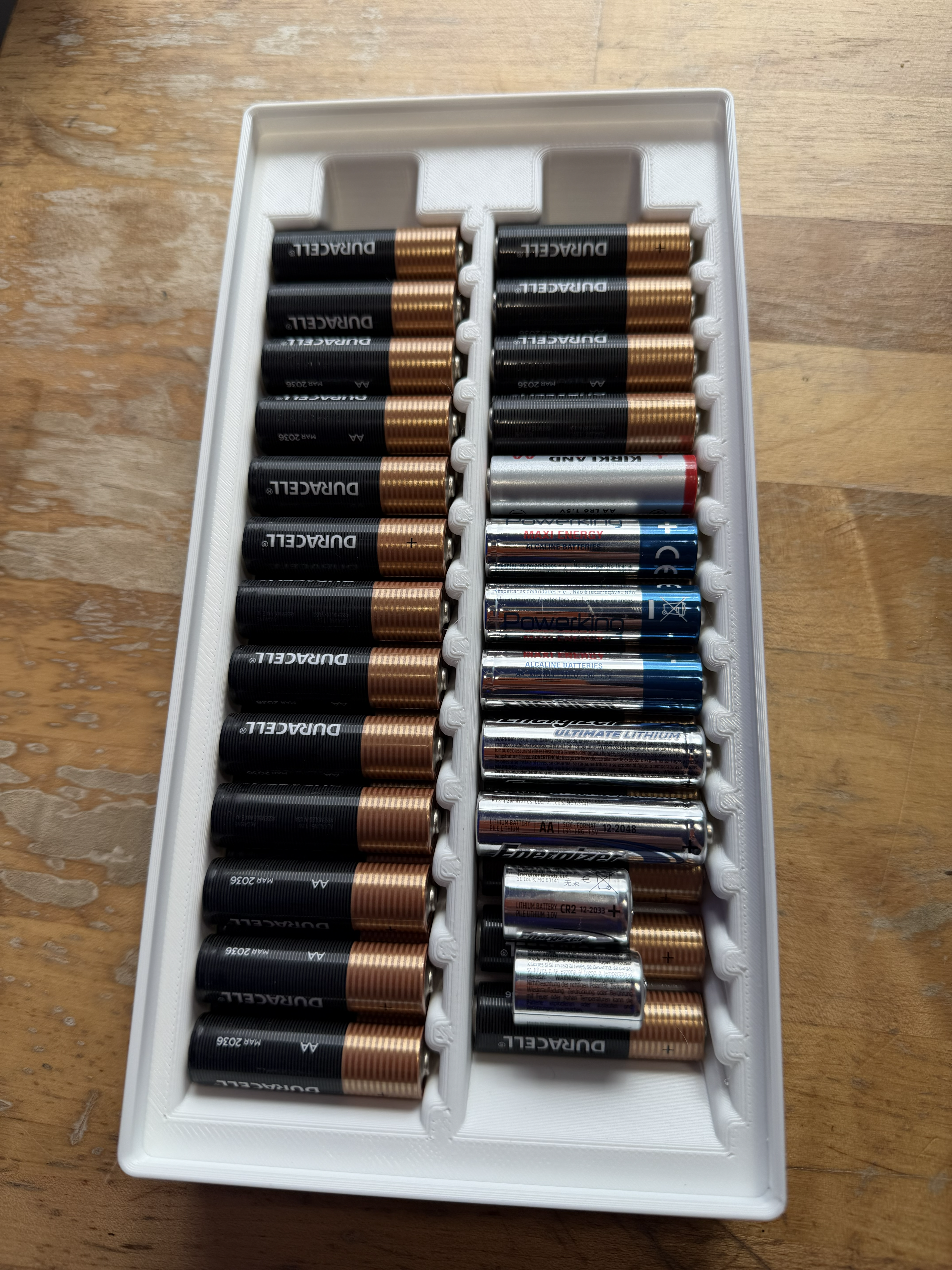 Gridfinity AA Battery Bin