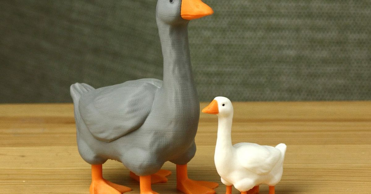 Weighty Goose from Untitled Goose Game by RedTurtle, Download free STL  model