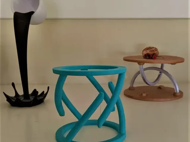 3-Wire Tensegrity Table