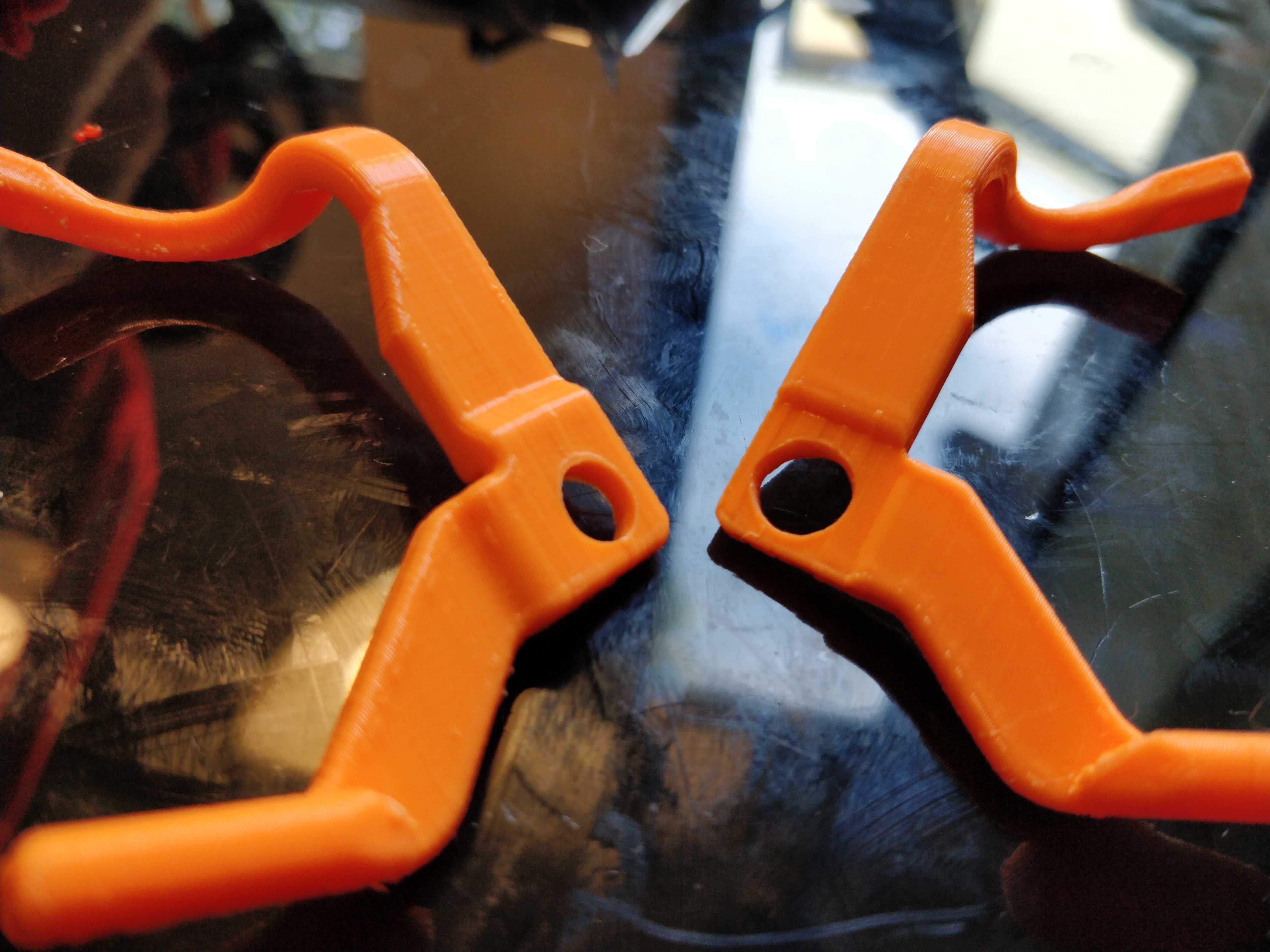 L1 and R1 dualsense snap-on controller paddles 3D model thumbnail