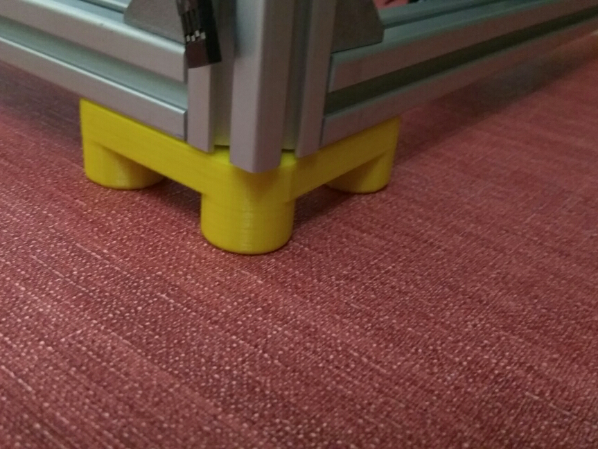 Miniatura 7 do modelo 3D Interlocking 2020 Corner Bracket Feet