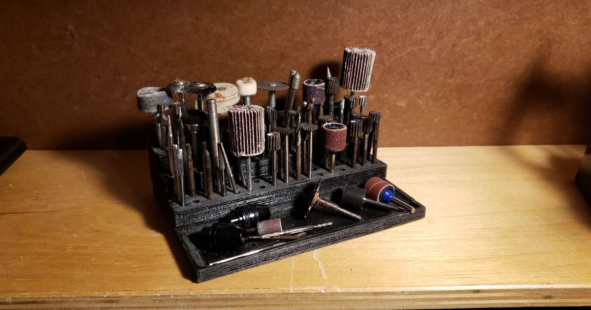 Rotary bit holder by Ember Download free STL model