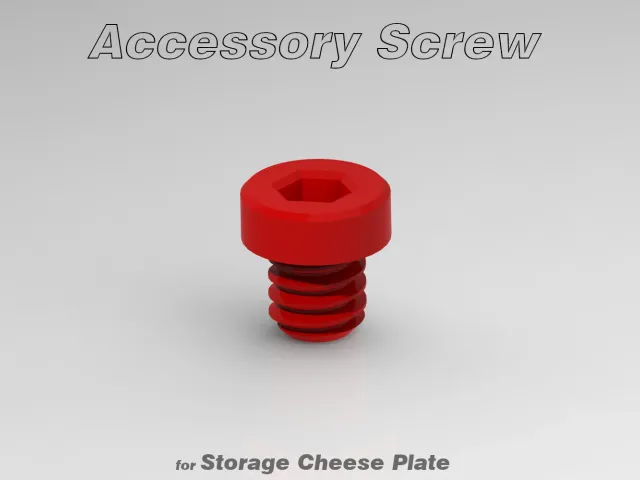 Accessory Screw 1/4" UNC x 1/4" (for Storage Cheese Plate)