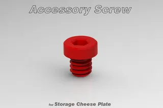Accessory Screw 1/4" UNC x 1/4" (for Storage Cheese Plate)