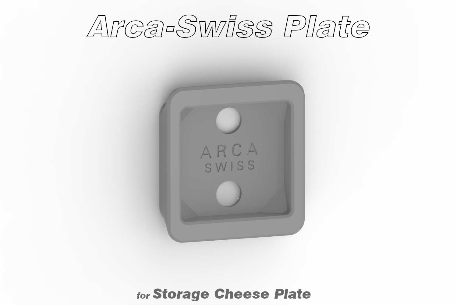 Arca-Swiss Plate (for Storage Cheese Plate)