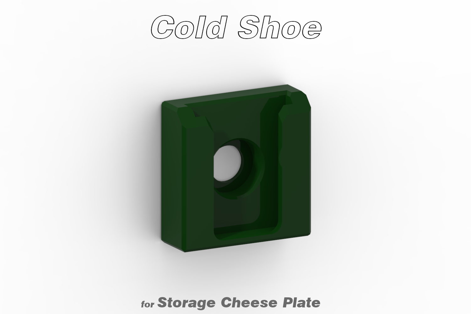 Cold Shoe (for Storage Cheese Plate)