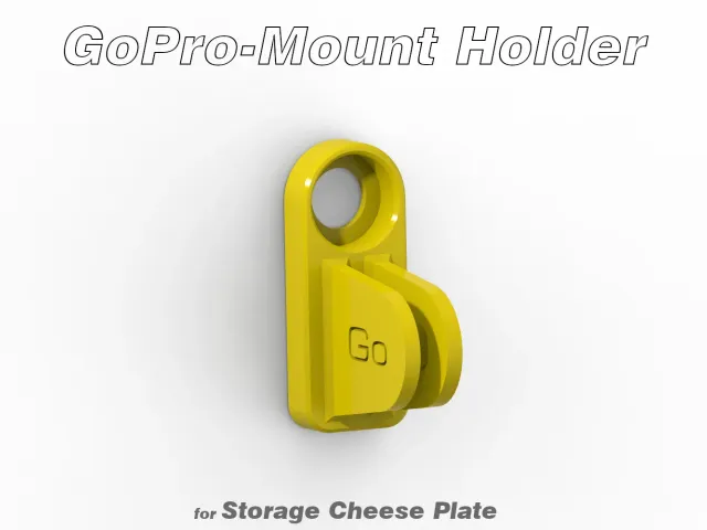 GoPro-Mount Holder (for Storage Cheese Plate)