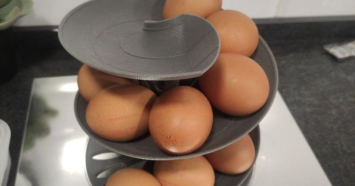 Helical and rotary Eggs dispenser par Ljhtom (Javier Hernando