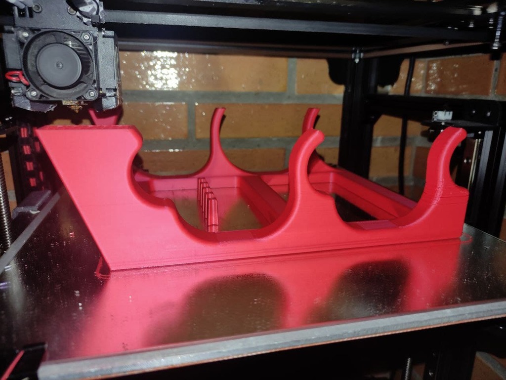 Miniatura 5 do modelo 3D Modular bottle rack