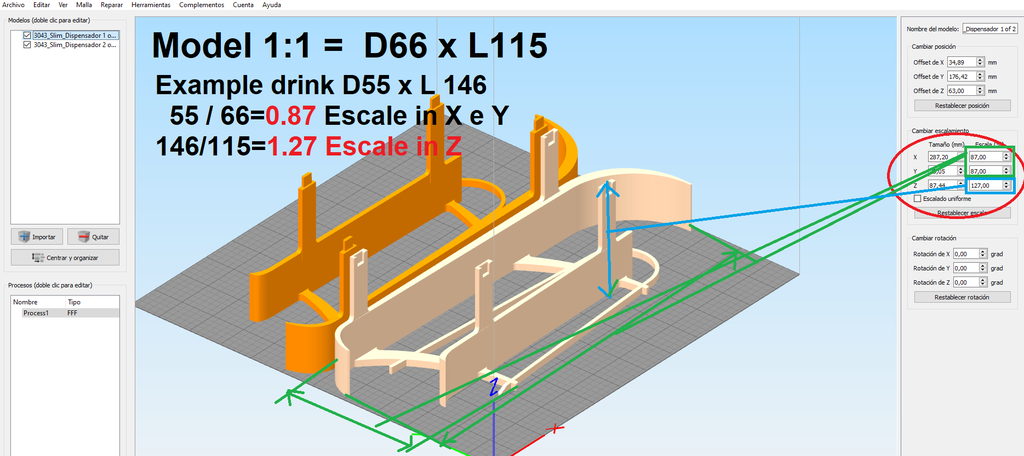 Miniatura 15 do modelo 3D Drink dispenser (different models)