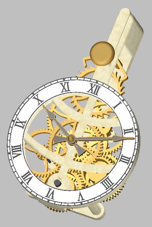 Miniatura 7 do modelo 3D Pendulum Clock