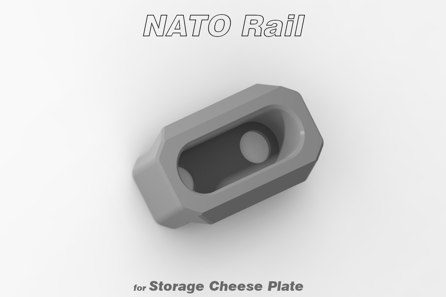 NATO Rail (for Storage Cheese Plate)