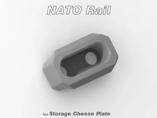 NATO Rail (for Storage Cheese Plate)