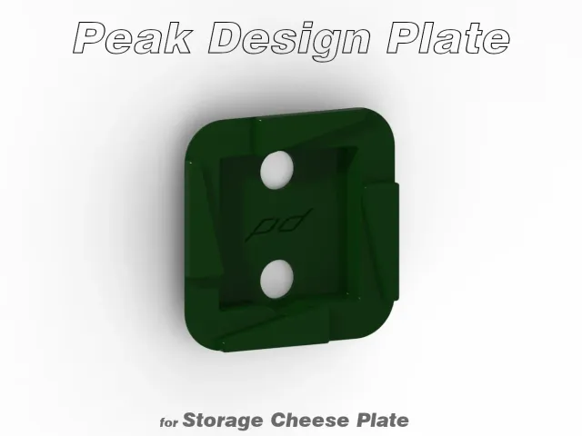 Peak Design Plate (for Storage Cheese Plate)