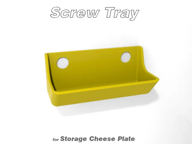 Screw Tray (for Storage Cheese Plate)