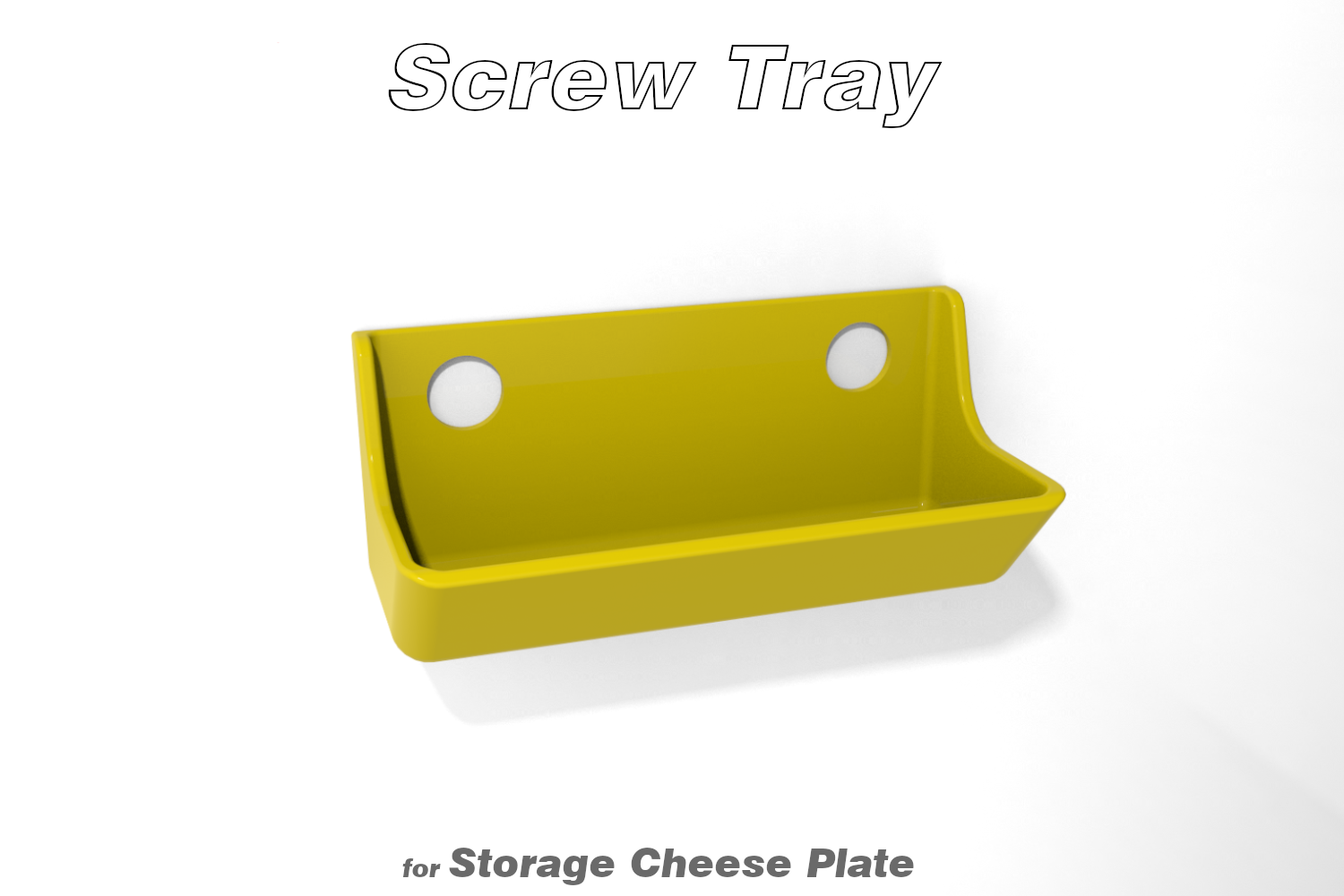 Screw Tray (for Storage Cheese Plate)