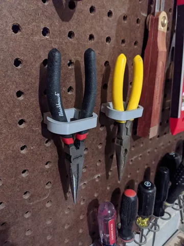 Pegboard Plier Holder