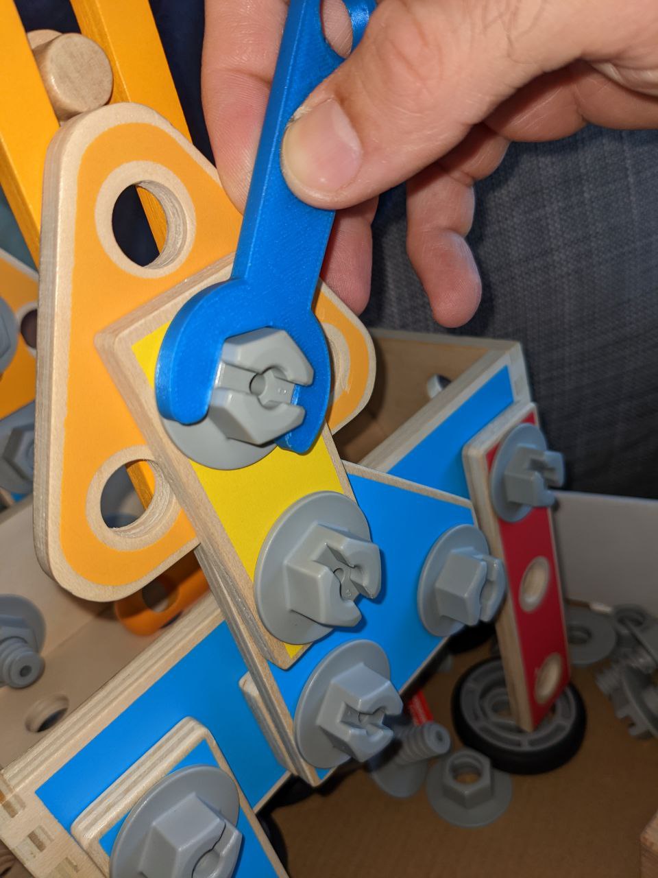 Wrench for Hape STEM toys