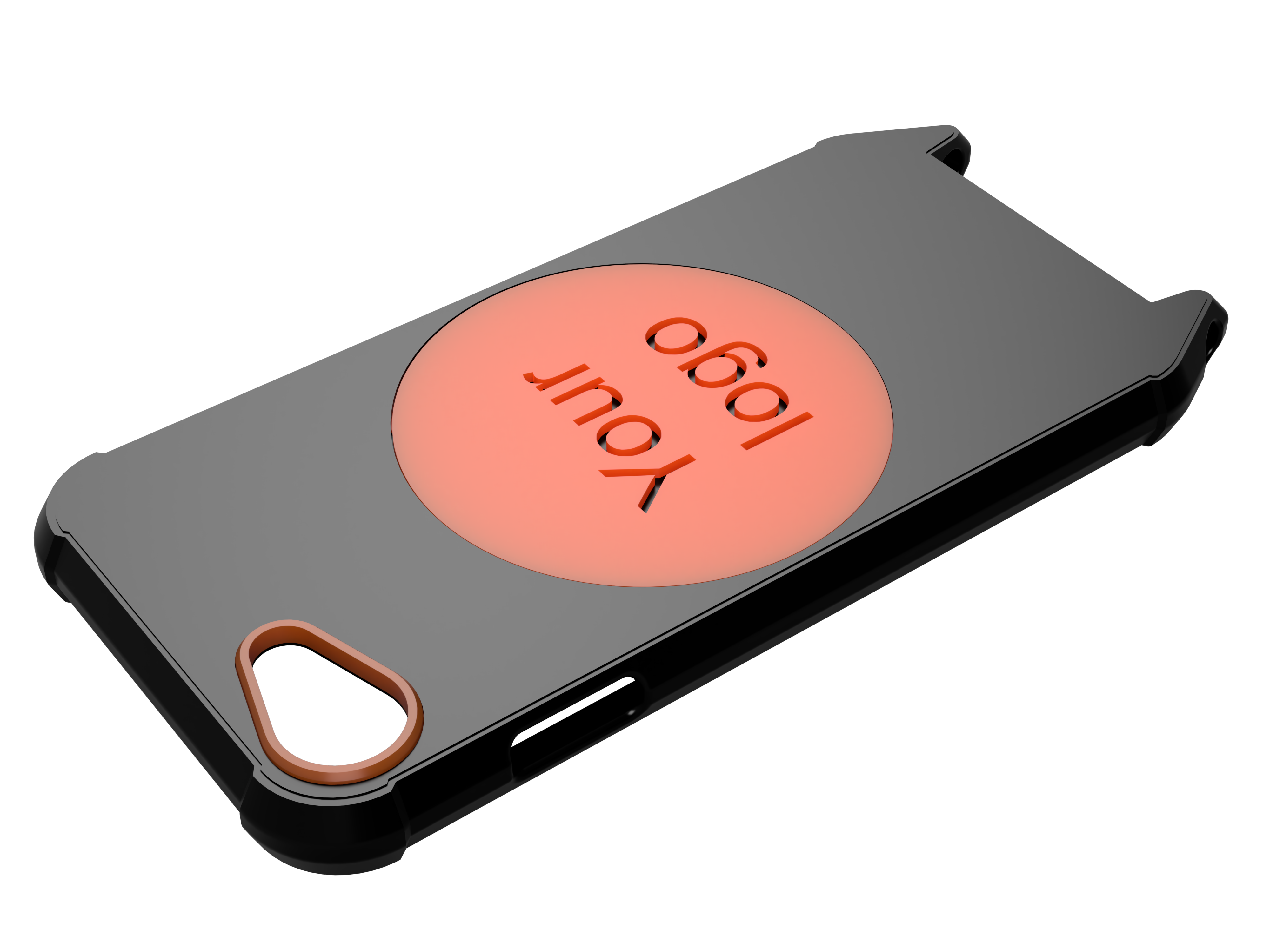 Miniatura 7 do modelo 3D iphone 8 / SE customisable case