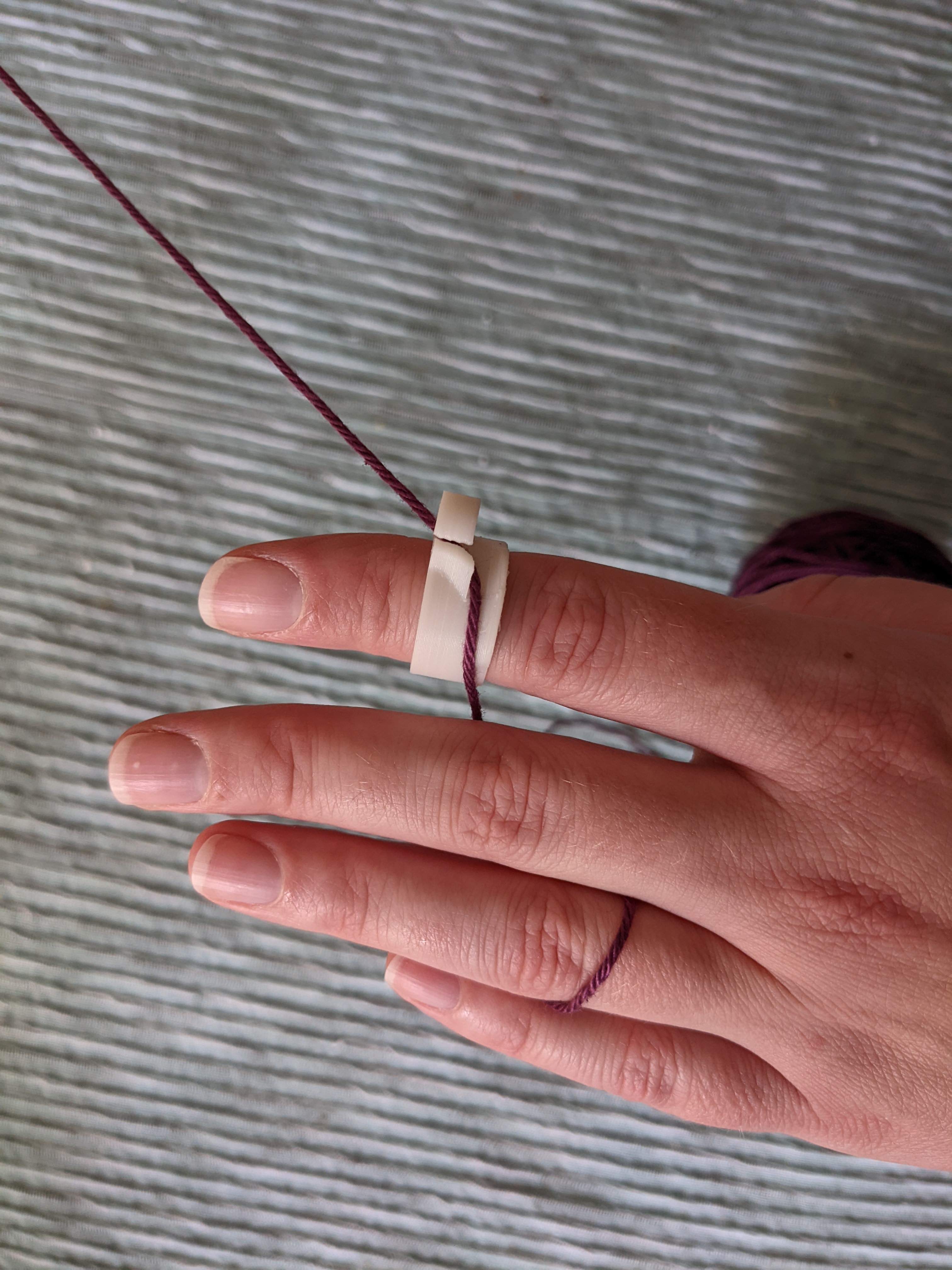 Miniatura 3 do modelo 3D Crochet Ring
