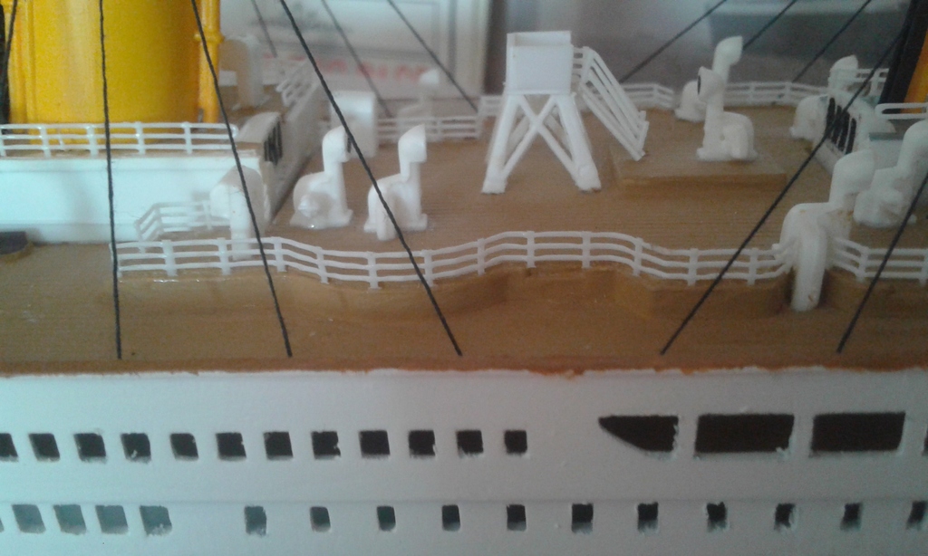 Titanic Railing View Model Titanic railing von Gerge | Kostenloses STL-Modell herunterladen ...