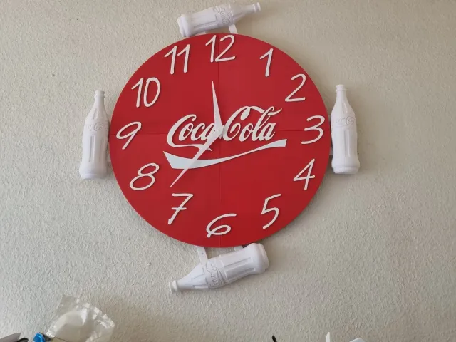 60 cm cocacola clock