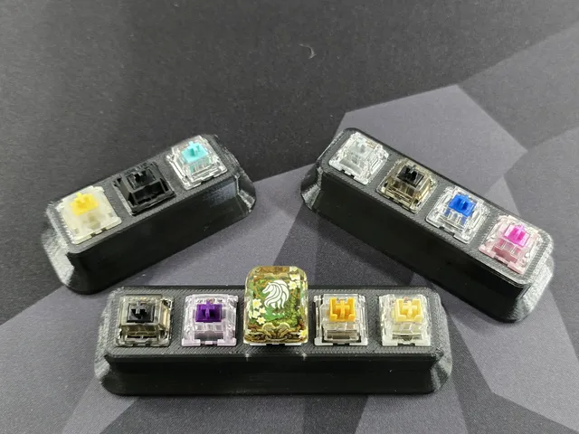 Keyboard Switch Tester & Keycap Display