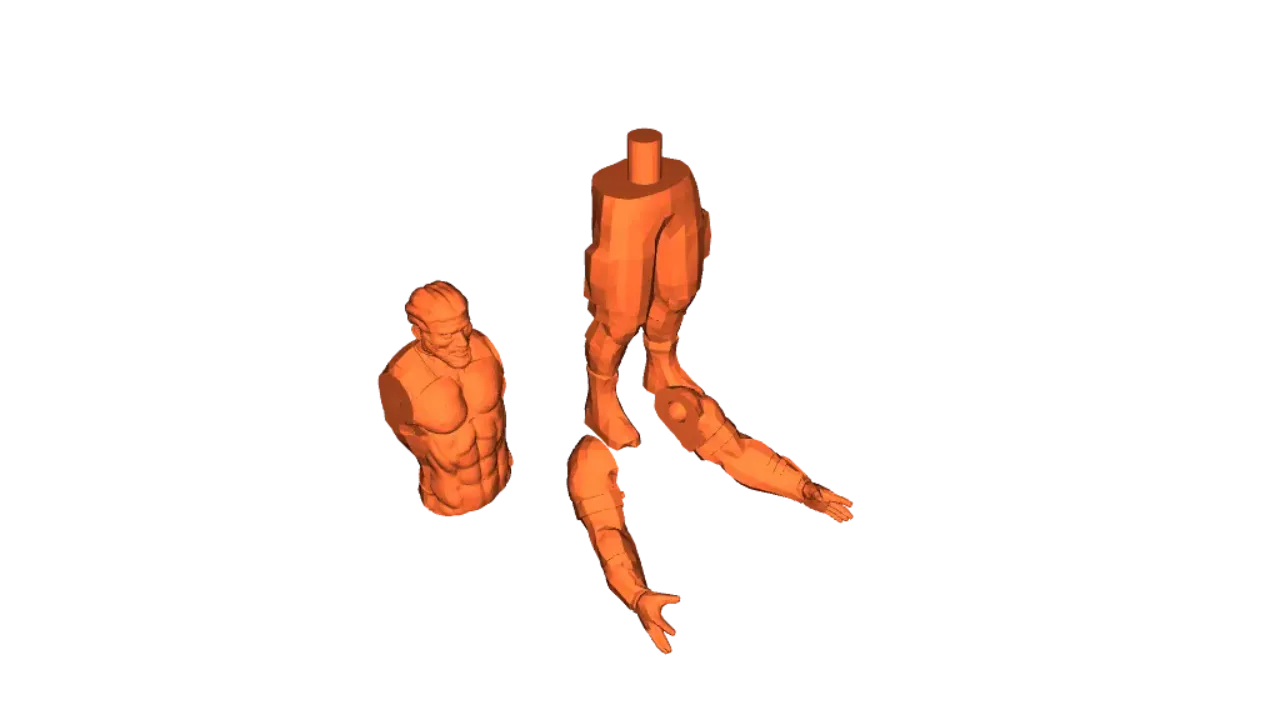 Free STL file Gigachad - Giga Chad - Ernest Khalimov・3D printable